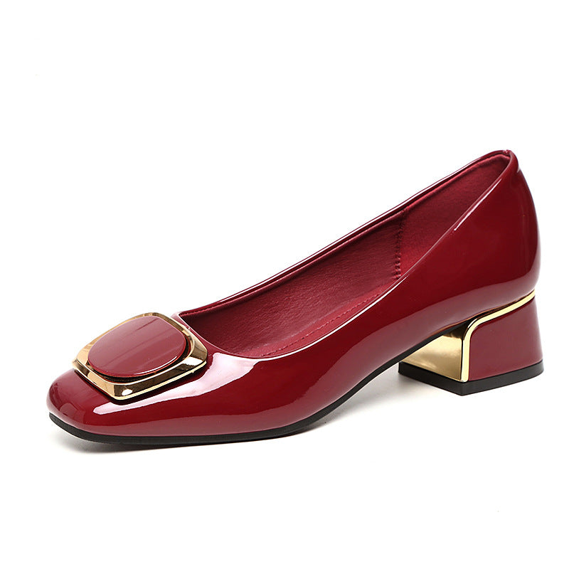 Britelle Soft Leather Mid-Heels
