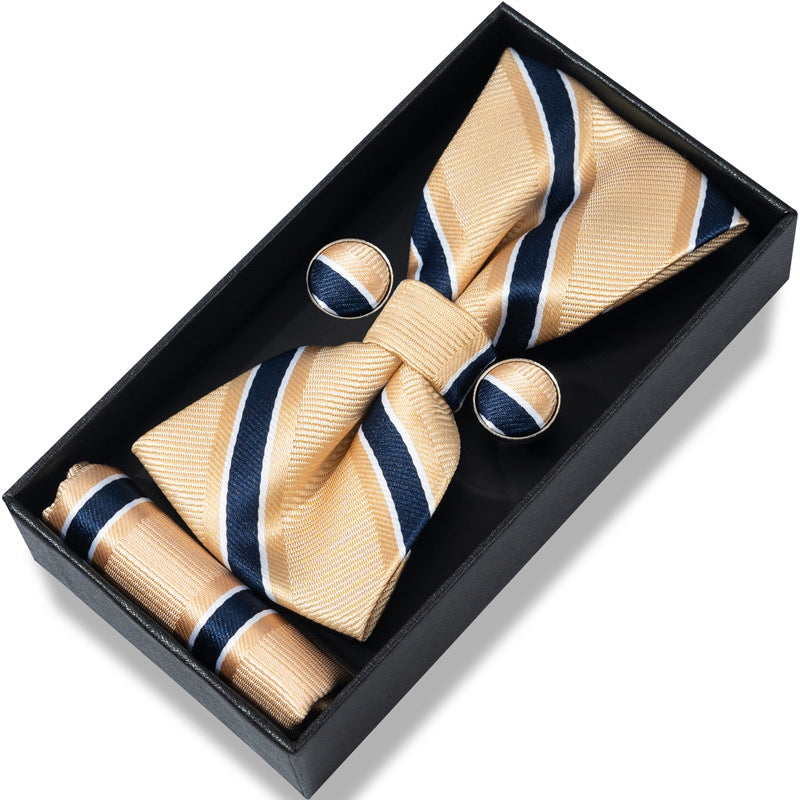 Striped Bow Tie Gift Set