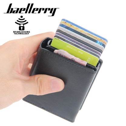 Baellerry new men's card holder aluminum case