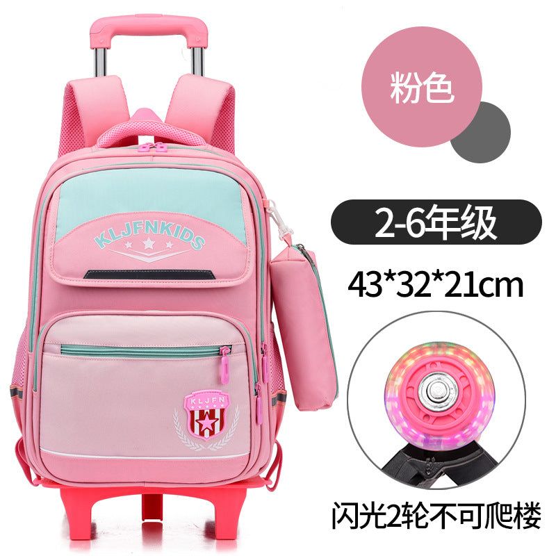 British-Style Primary School Trolley Bag