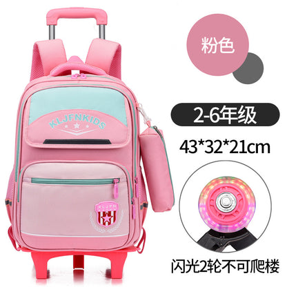 British-Style Primary School Trolley Bag