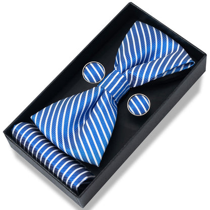 Striped Bow Tie Gift Set