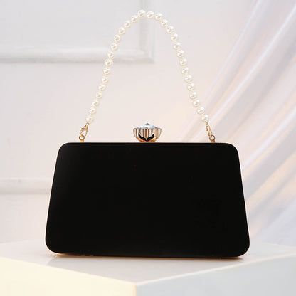 European & American Style Velvet Evening Clutch Bag – Women’s Party Dinner Handbag
