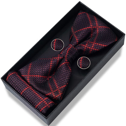 Striped Bow Tie Gift Set