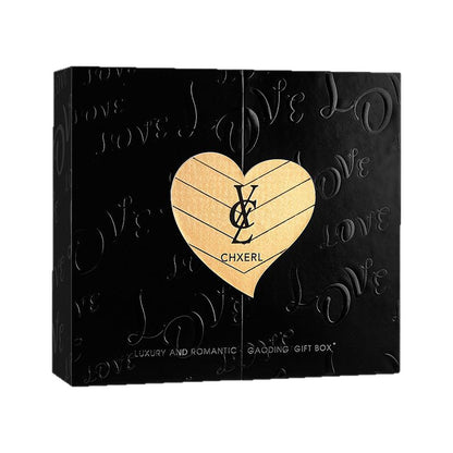 Luxury gold romantic gift box for wife and girlfriend