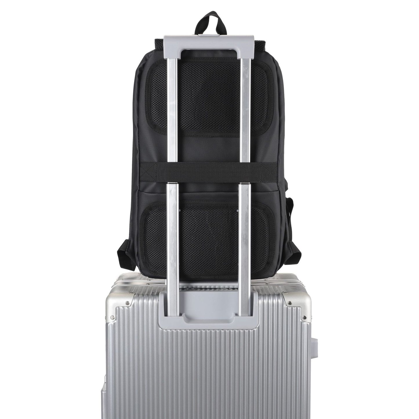 Men's Hard Shell Backpack - Business Casual Commuter Computer Bag