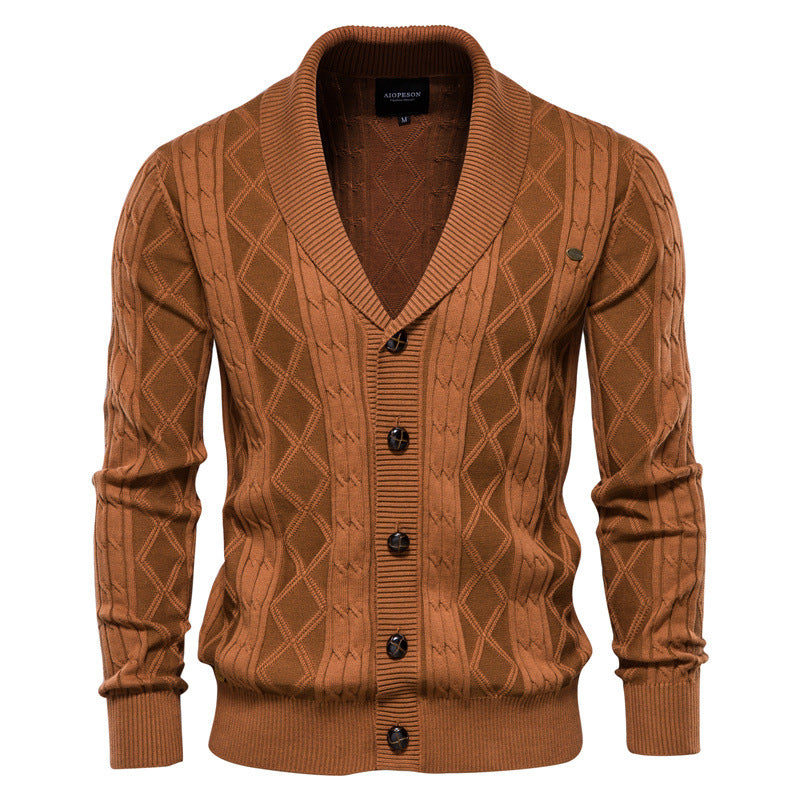 Heritage Flex V-Neck Knit Cardigan Jacket
