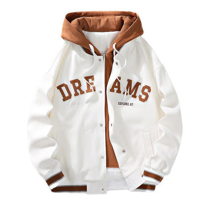 Astro Warm NASA  Plus Size Velvet Bomber Baseball Jacket