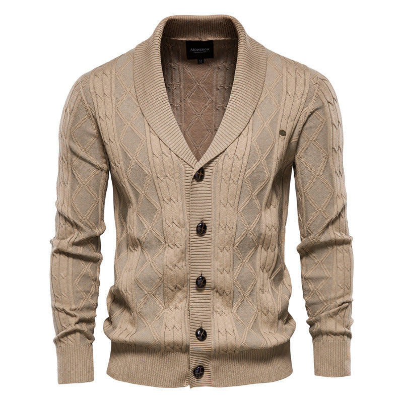 Heritage Flex V-Neck Knit Cardigan Jacket