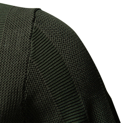Men's Stripe Hollow Polo Shirt