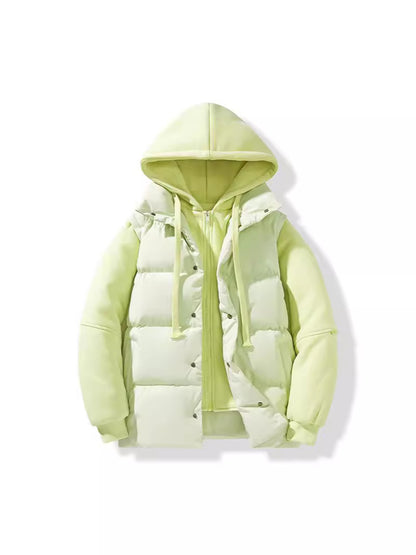 Winter New Couple Hooded Cotton Jacket