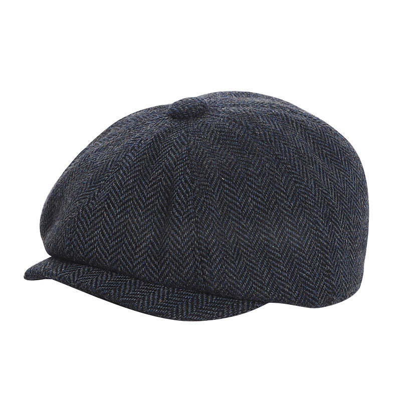 Autumn/winter berets for children and adults, including baby newsboy caps and unisex forward hats.