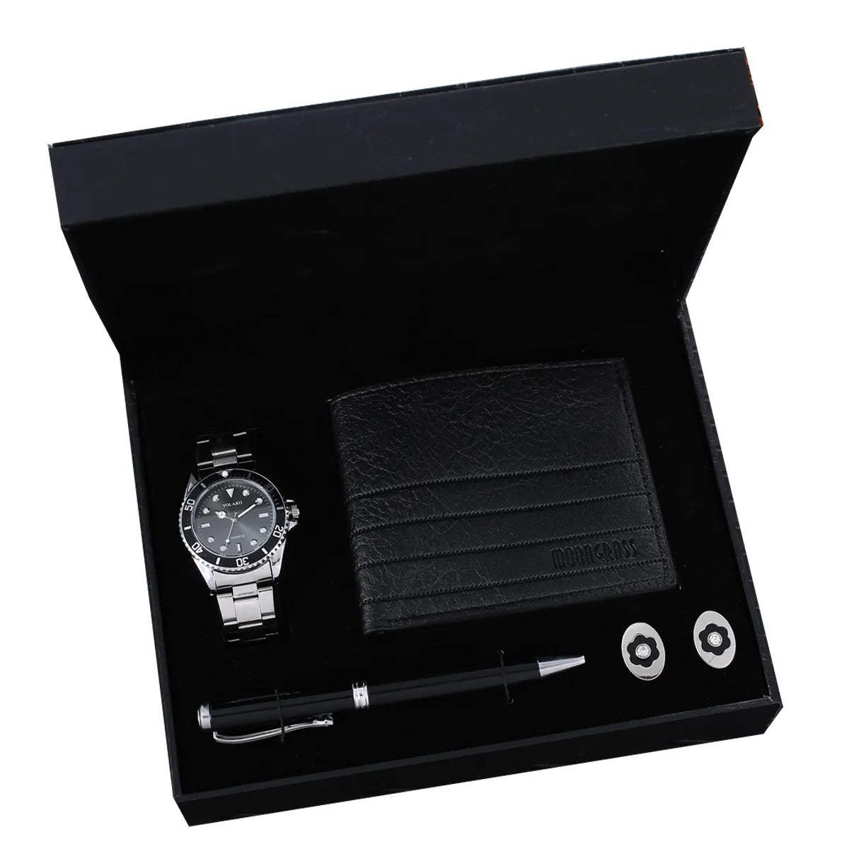 Executive Classic Men's Quartz Gift Bundle