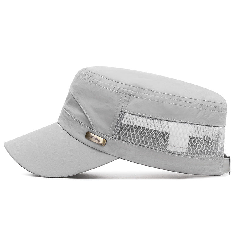 Men's Summer Sunshade: Korean Mesh Flat Cap