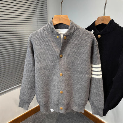 Korean Flex Varsity Knit Jacket