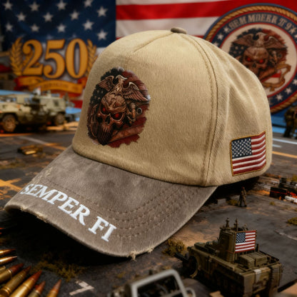 Baseball Cap with 3D Hot-Stamped Logo