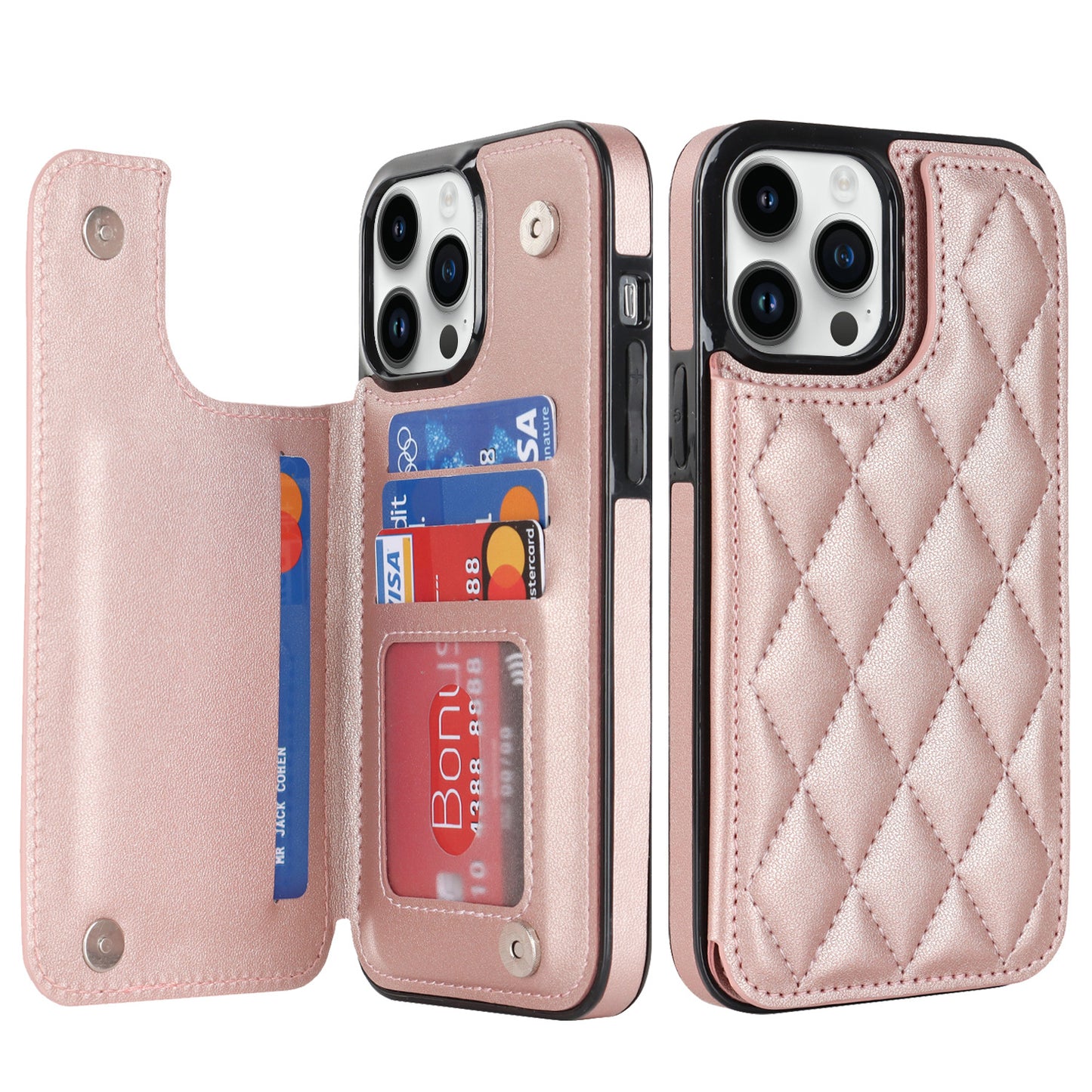 Aroma Buckle Sheep skin Series  Double-Buckle Fragrance Case for iPhone
