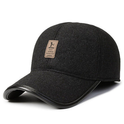 Autumn/Winter Men's Korean Baseball Cap: Large Brim, Casual, Trendy, and Versatile