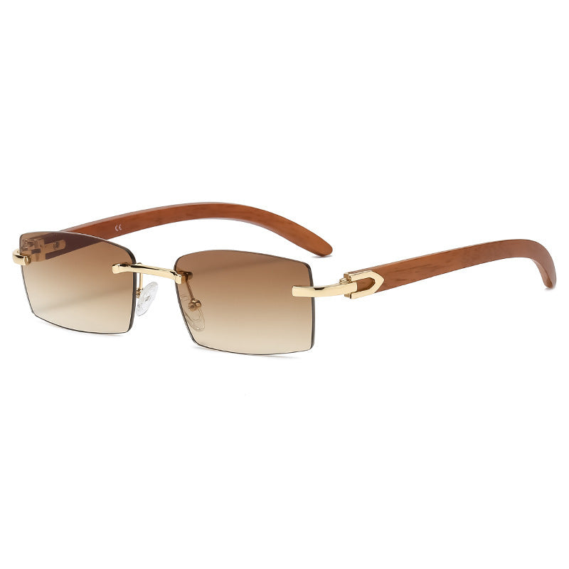 Men's Ultra Clear Rimless Sunglasses
