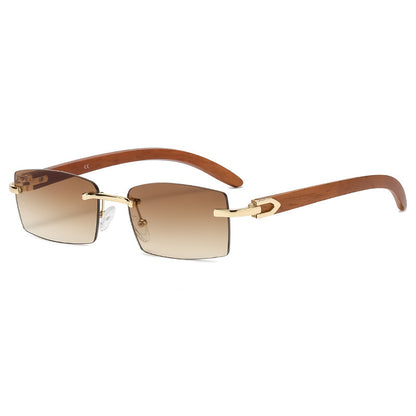 Men's Ultra Clear Rimless Sunglasses