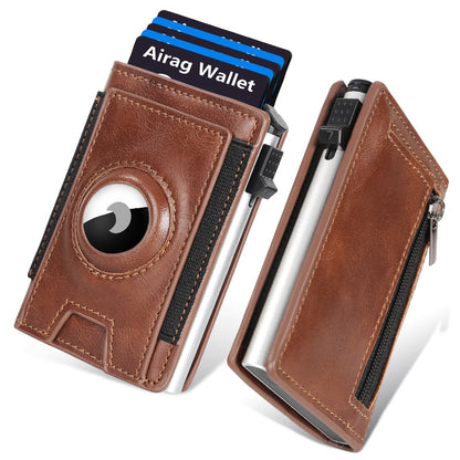 Automatic Ejection Metal Card Case Wallet