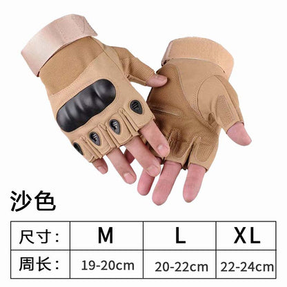 Half-finger tactical gloves for sports, outdoors, military, and riding.