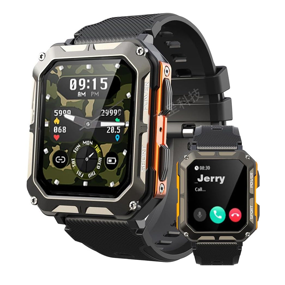 C20 Pro Smart Outdoor Watch  Bluetooth Calling Waterproof
