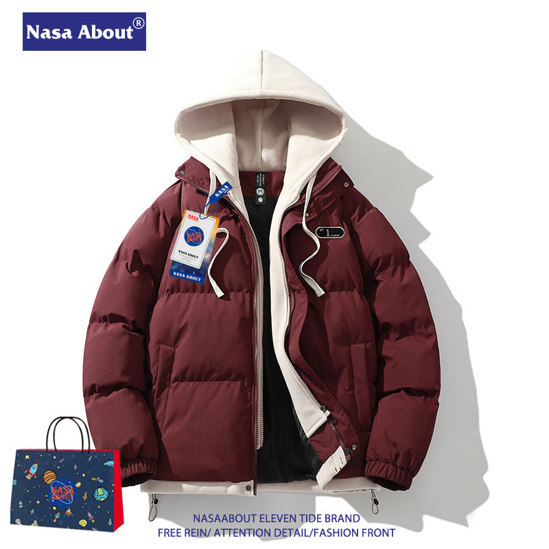 AstroTherm NASA Winter Thickened Collar Puffer Jacket