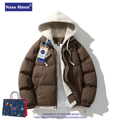 AstroTherm NASA Winter Thickened Collar Puffer Jacket