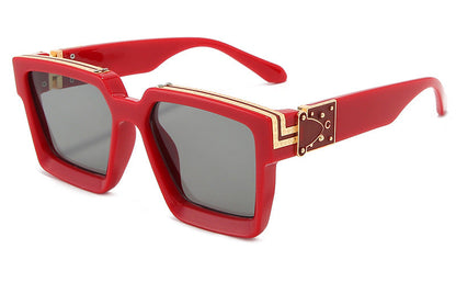 Cross-border new European and American square sunglasses