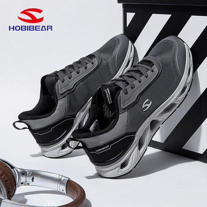 HOBIBEAR Blade-Sole Breathable Mesh Casual Sneakers
