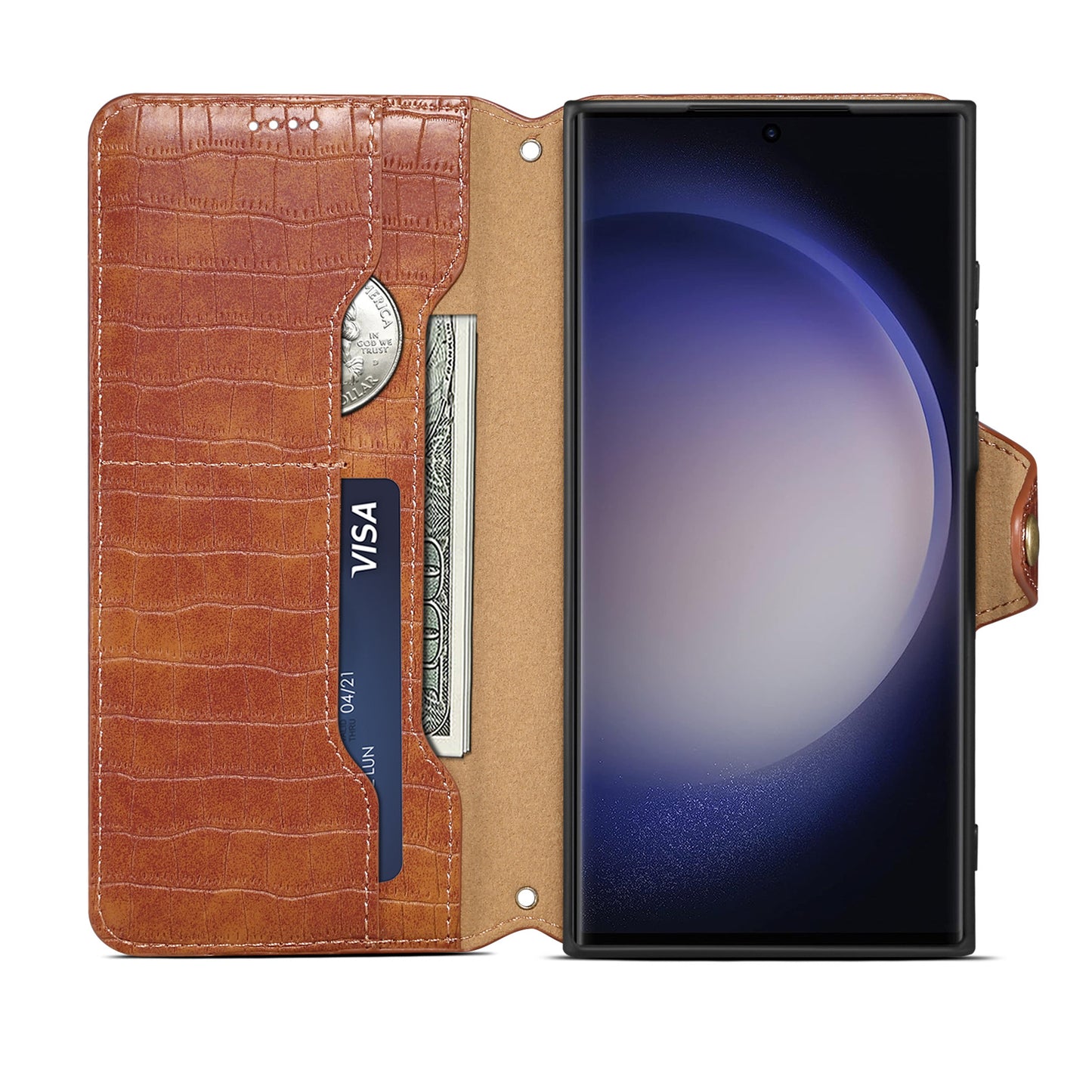 Denior Croc Lux Wallet Case