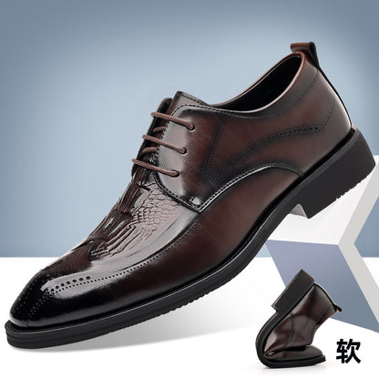Regal Croc Elite Cowhide British Brogue Dress Shoes