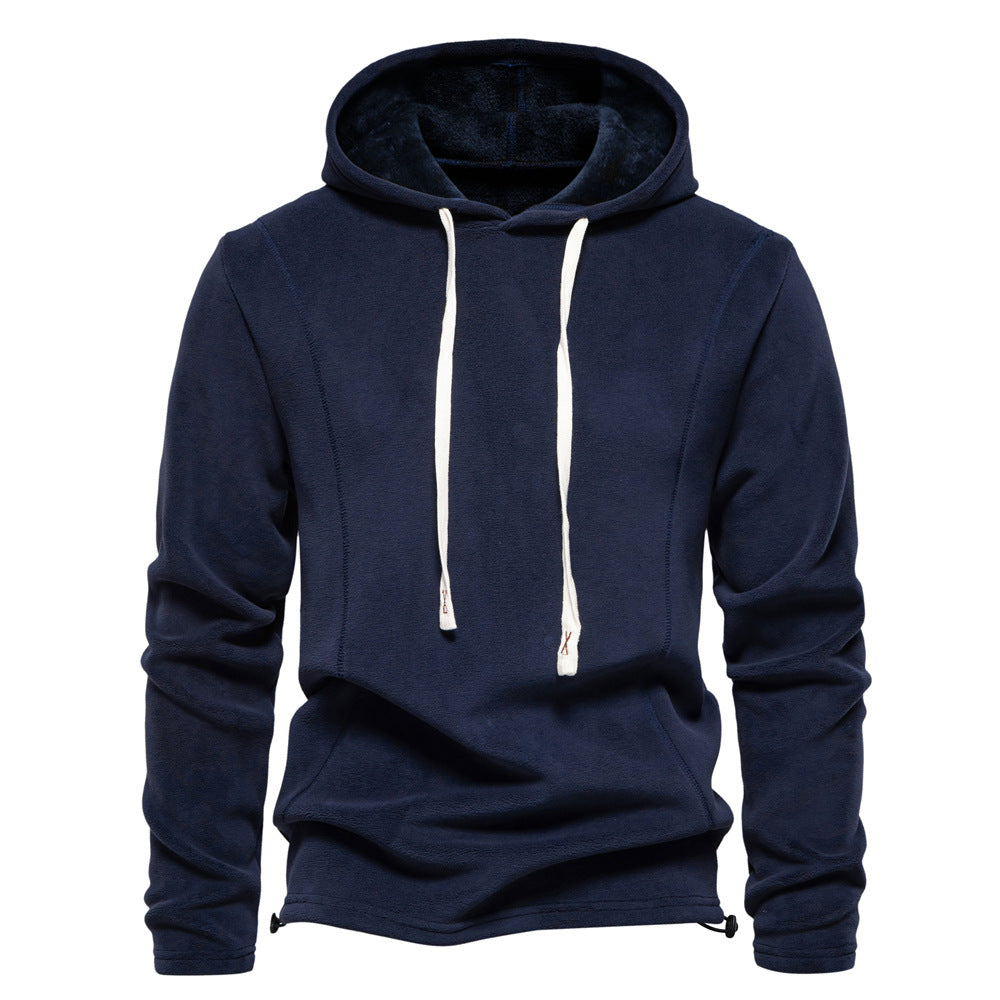 Men's  half-zip fleece sweatshirt