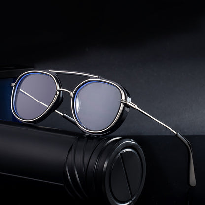 KAJILA Men Retro Punk Style Outdoor Sunglasses