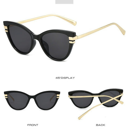 Trendy retro cat eye sunglasses
