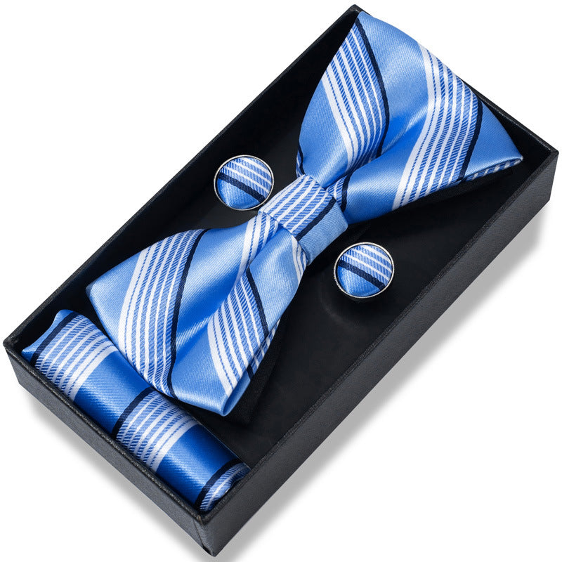 Striped Bow Tie Gift Set