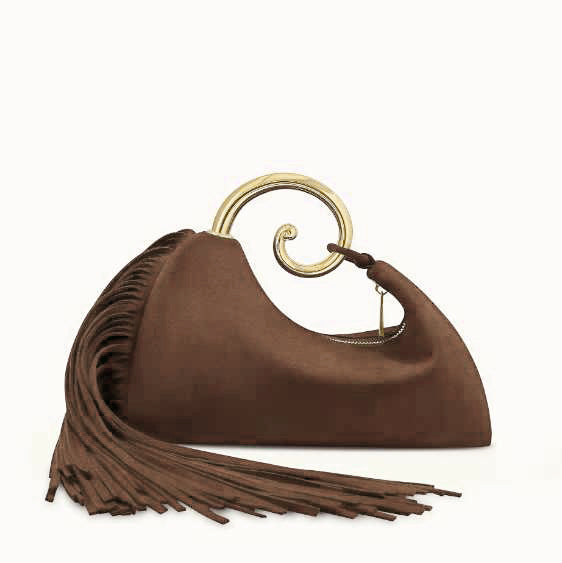 Suede Tassel Handbag  Fashionable Banquet & Commuter Bag