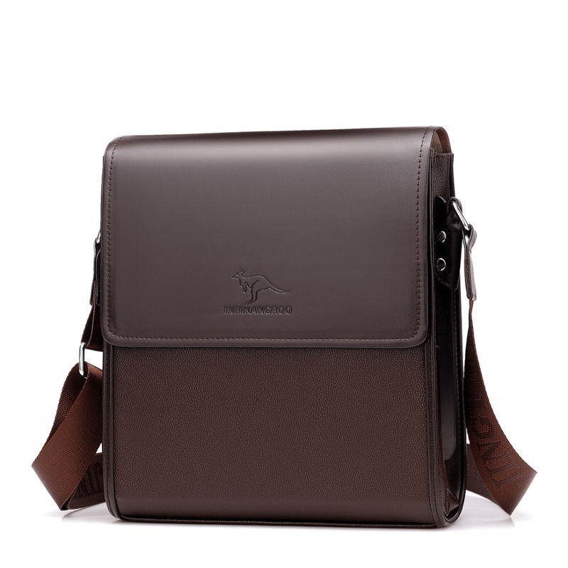 Genuine Leather Texture Shoulder Bag