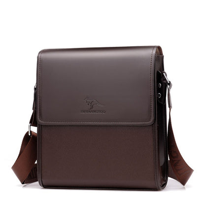 Genuine Leather Texture Shoulder Bag