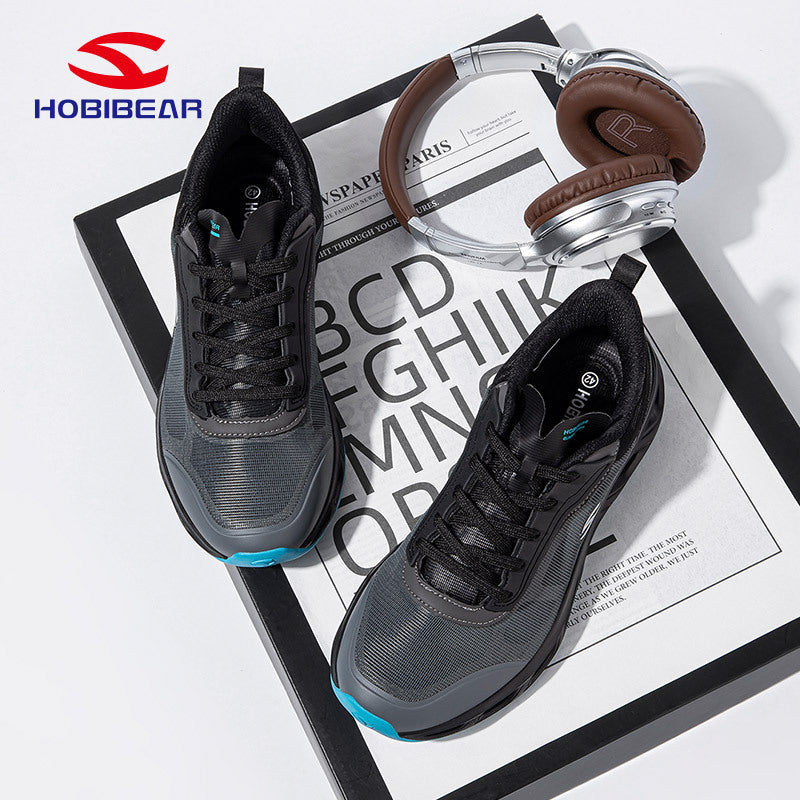 HOBIBEAR Blade-Sole Breathable Mesh Casual Sneakers
