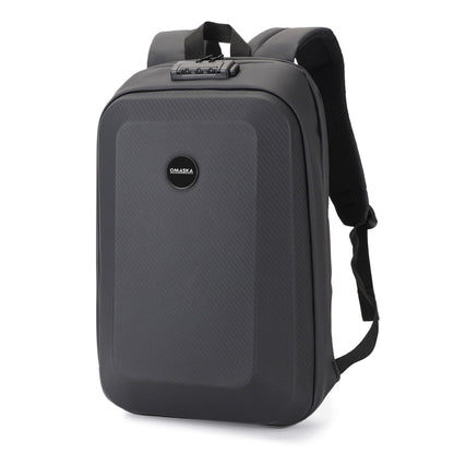 Men's Hard Shell Backpack - Business Casual Commuter Computer Bag