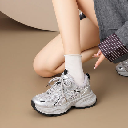 Thick-Soled Fleece Women's Sneakers Shoes