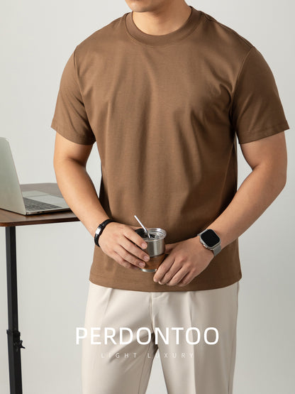 Premium 80S Mercerized Cotton Short-Sleeve T-Shirt