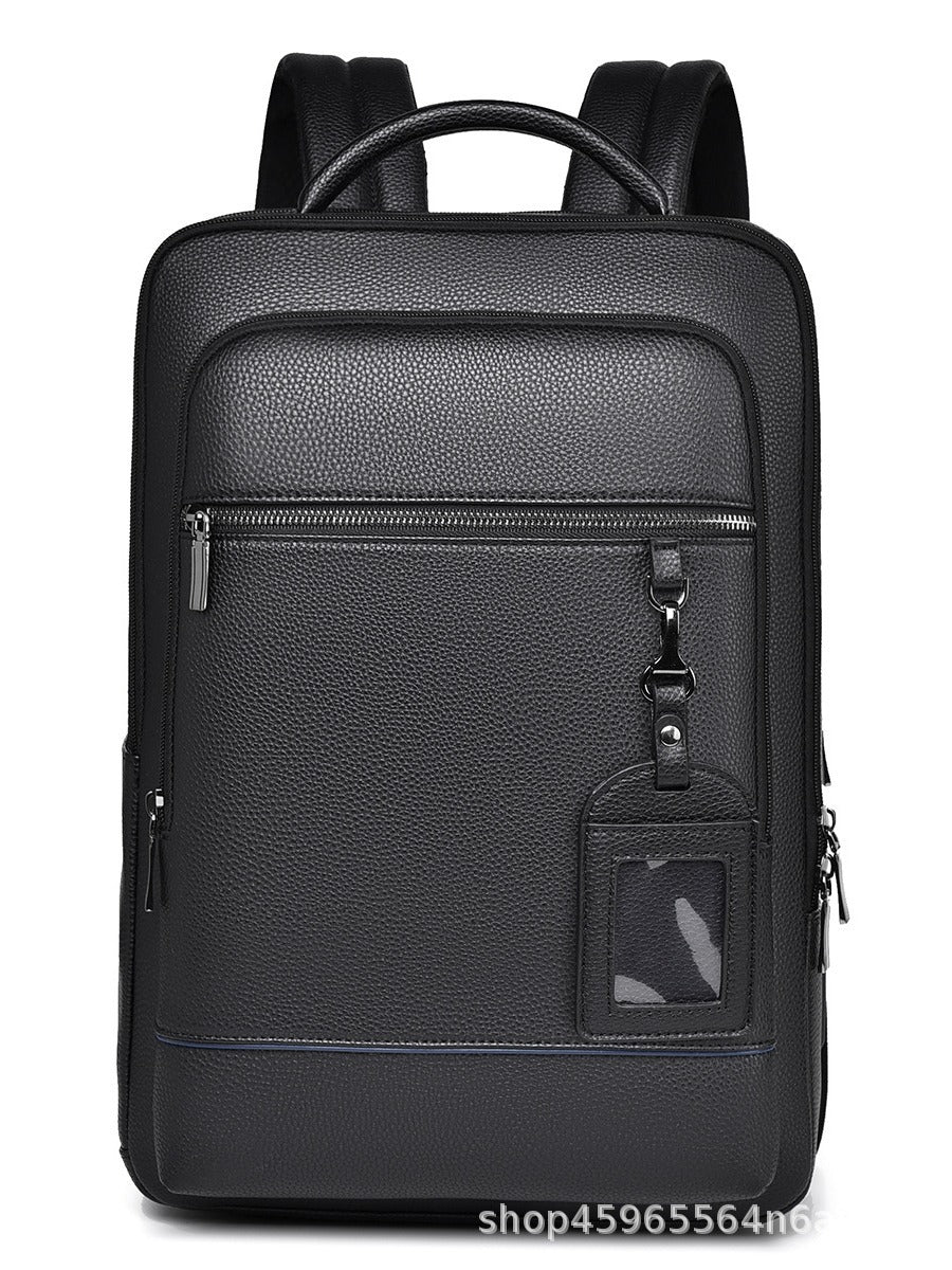 New backpack men's business advanced computer bag backpack large capacity fashion business trip travel bag trendy school bag
