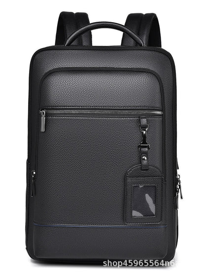New backpack men's business advanced computer bag backpack large capacity fashion business trip travel bag trendy school bag
