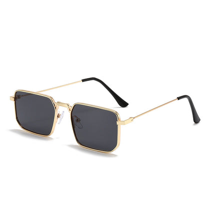 Square frame fashion metal sunglasses
