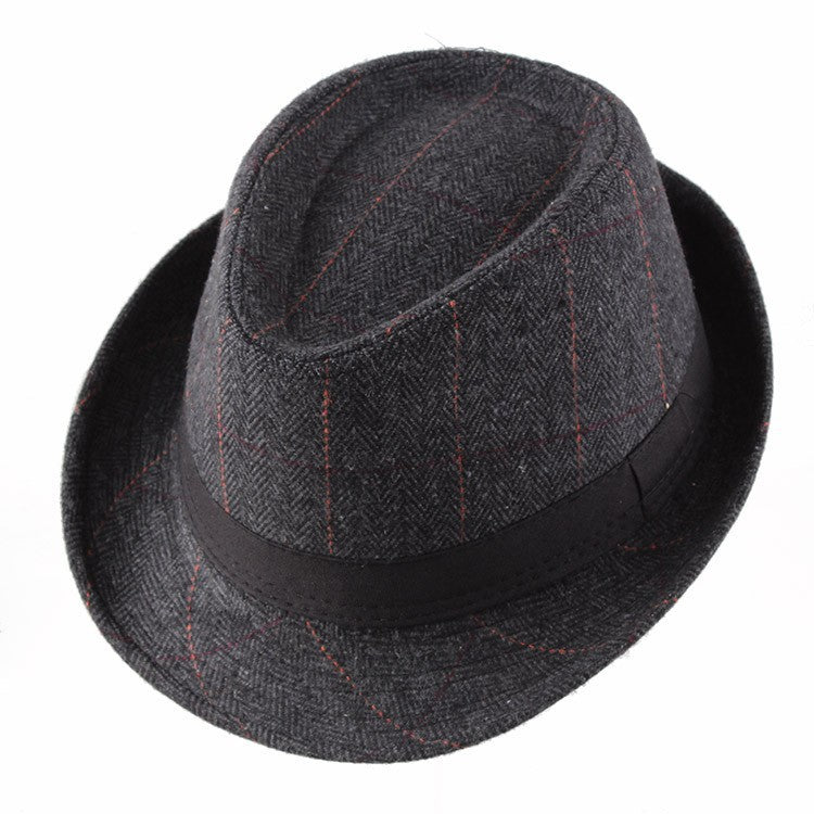 Autumn Plaid Flannel Jazz Hat