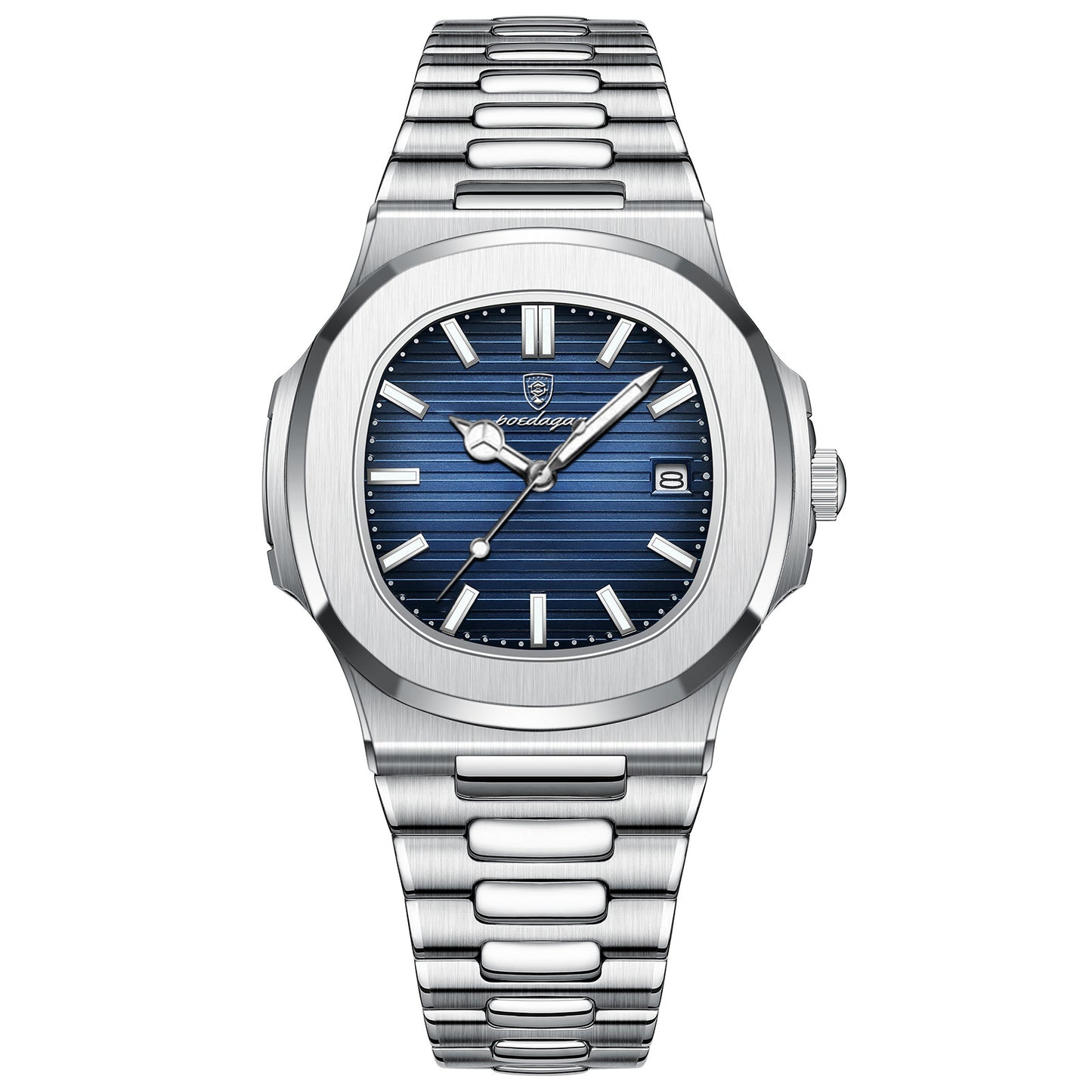 POEDAGAR 930: Waterproof dual calendar sports watch
