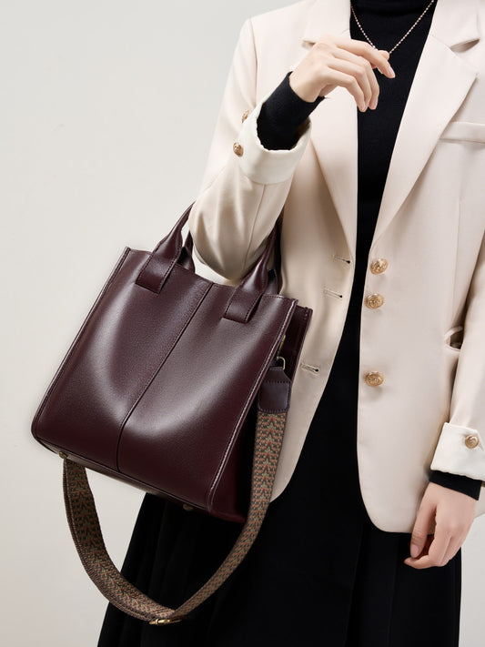 Luxe Carry Bucket Tote Bag